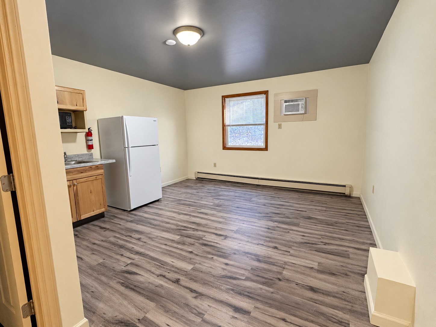 Blue Ridge room example 3 — Main room and kitchenette