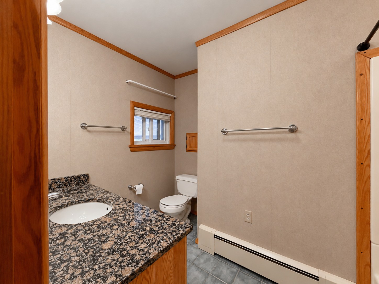 317 Chestnut Street — Bathroom with granite vanity